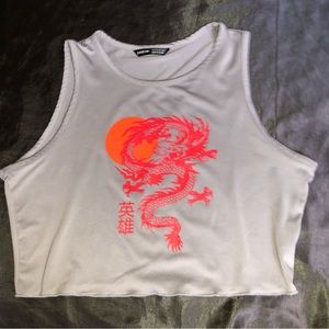 Dragon Embellished Top